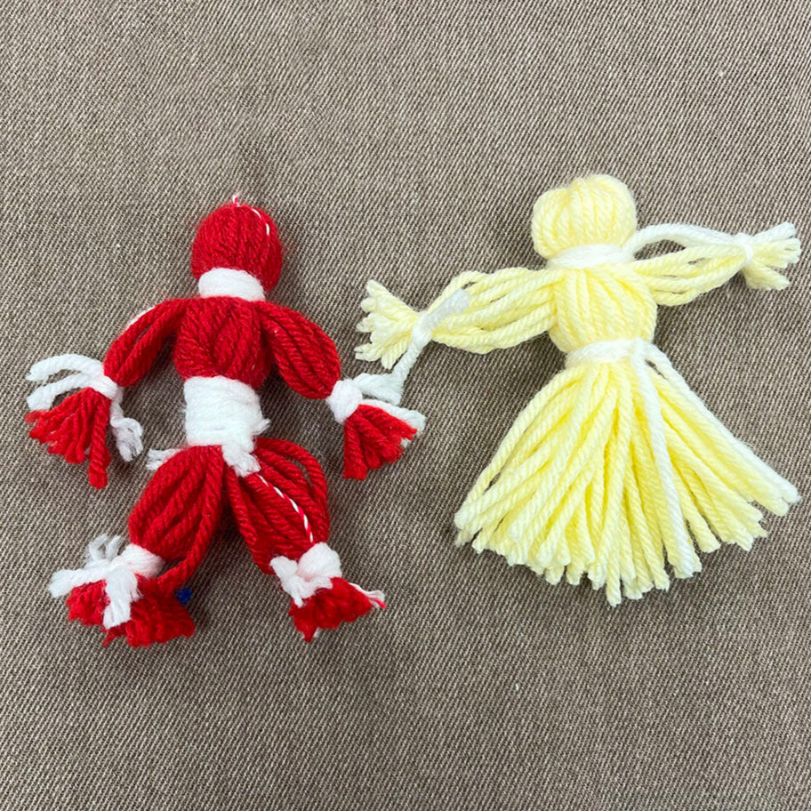 Easy Doll Yarn step by step video tutorial