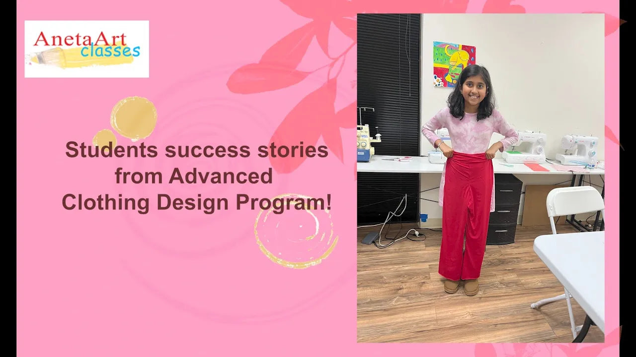 Load video: Meet our rising star: a student’s success story in advanced clothing design program